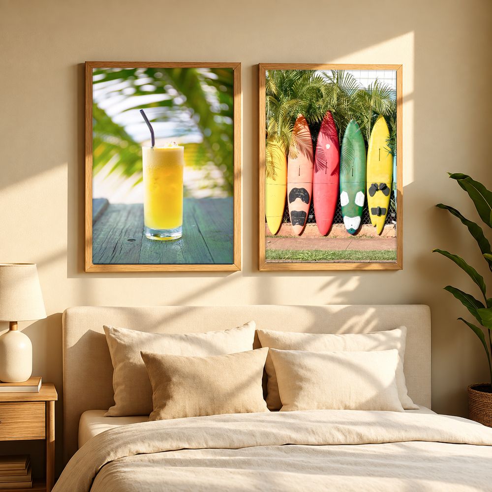 Set de 2 cuadros decorativos que combinan
