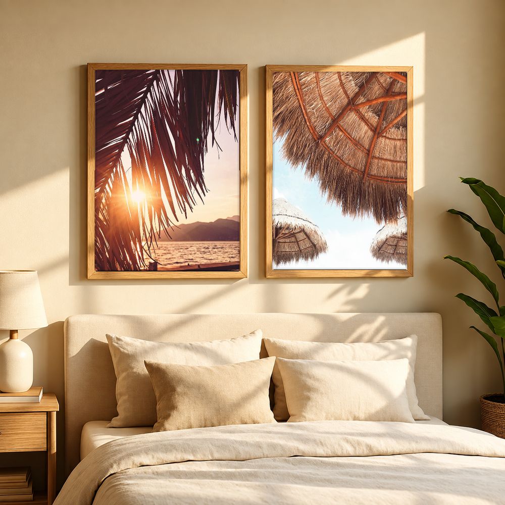 Set de 2 cuadros decorativos que combinan