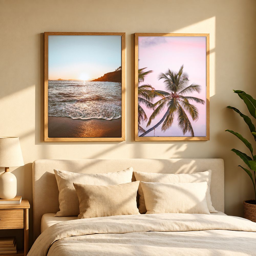 Set de 2 cuadros decorativos que combinan