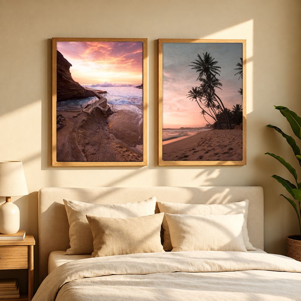 Set de 2 cuadros decorativos que combinan