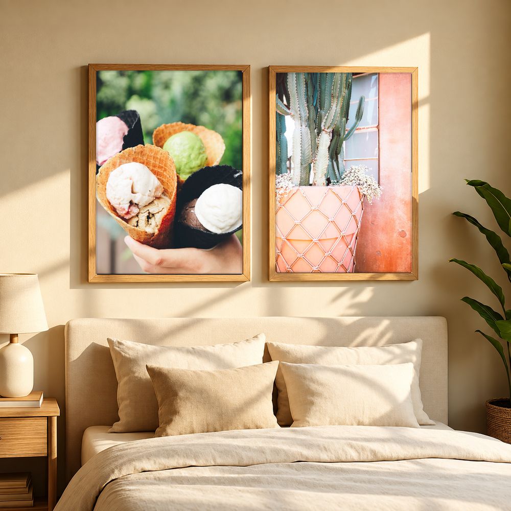Set de 2 cuadros decorativos que combinan