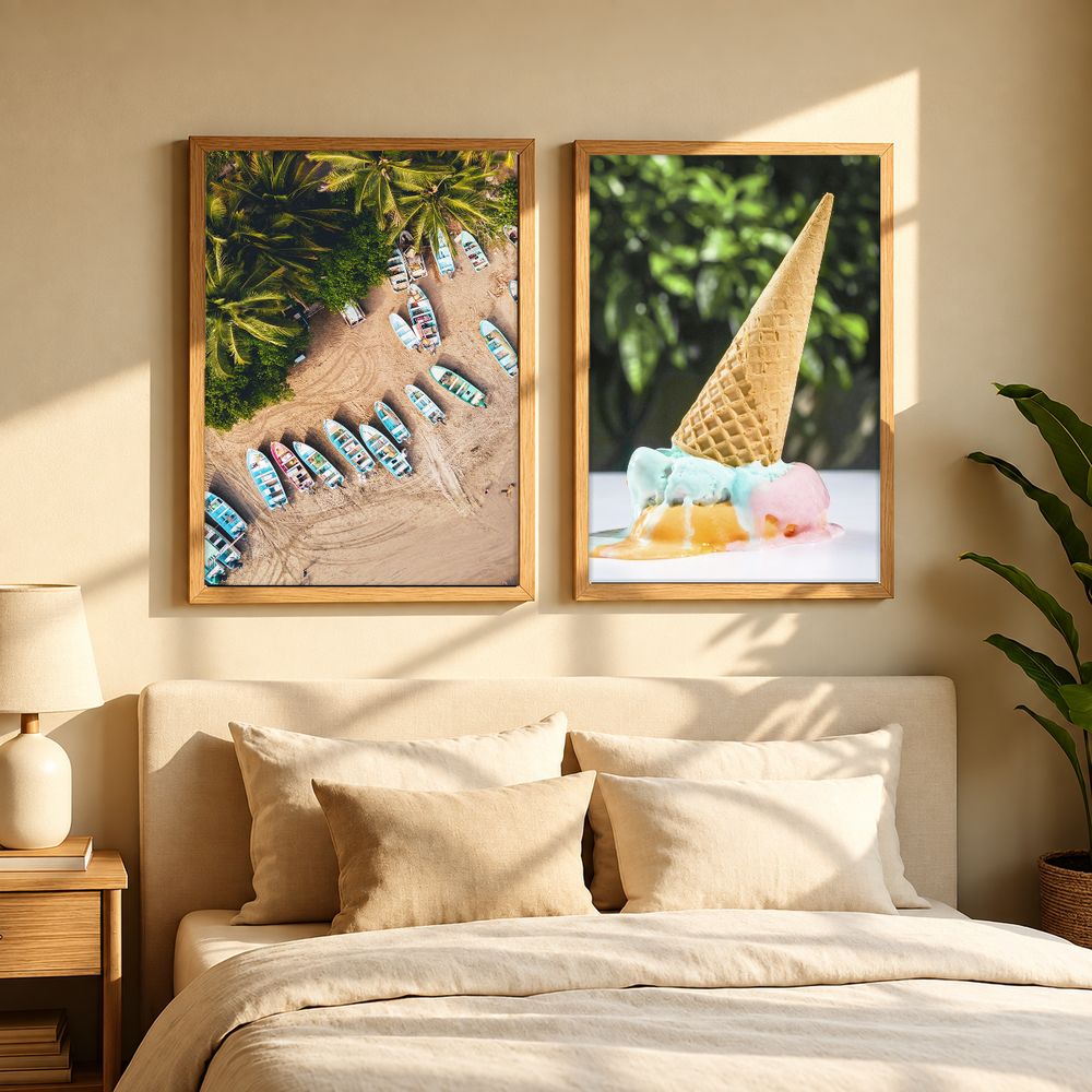 Set de 2 cuadros decorativos que combinan
