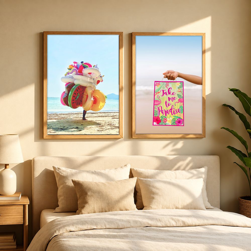 Set de 2 cuadros decorativos que combinan
