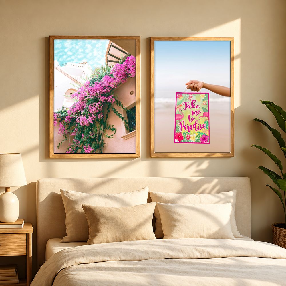 Set de 2 cuadros decorativos que combinan