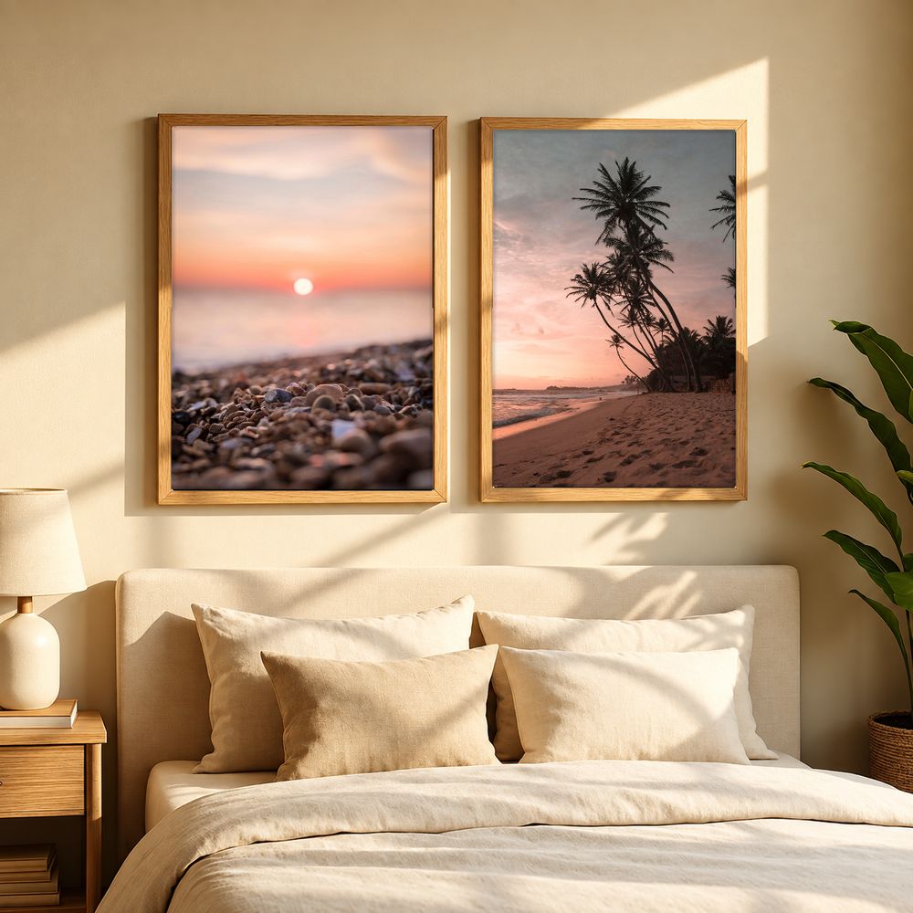 Set de 2 cuadros decorativos que combinan