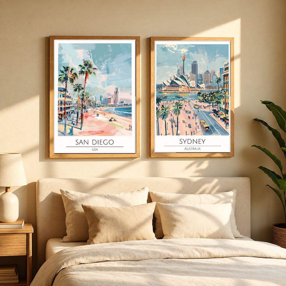 Set de 0 cuadros decorativos que combinan