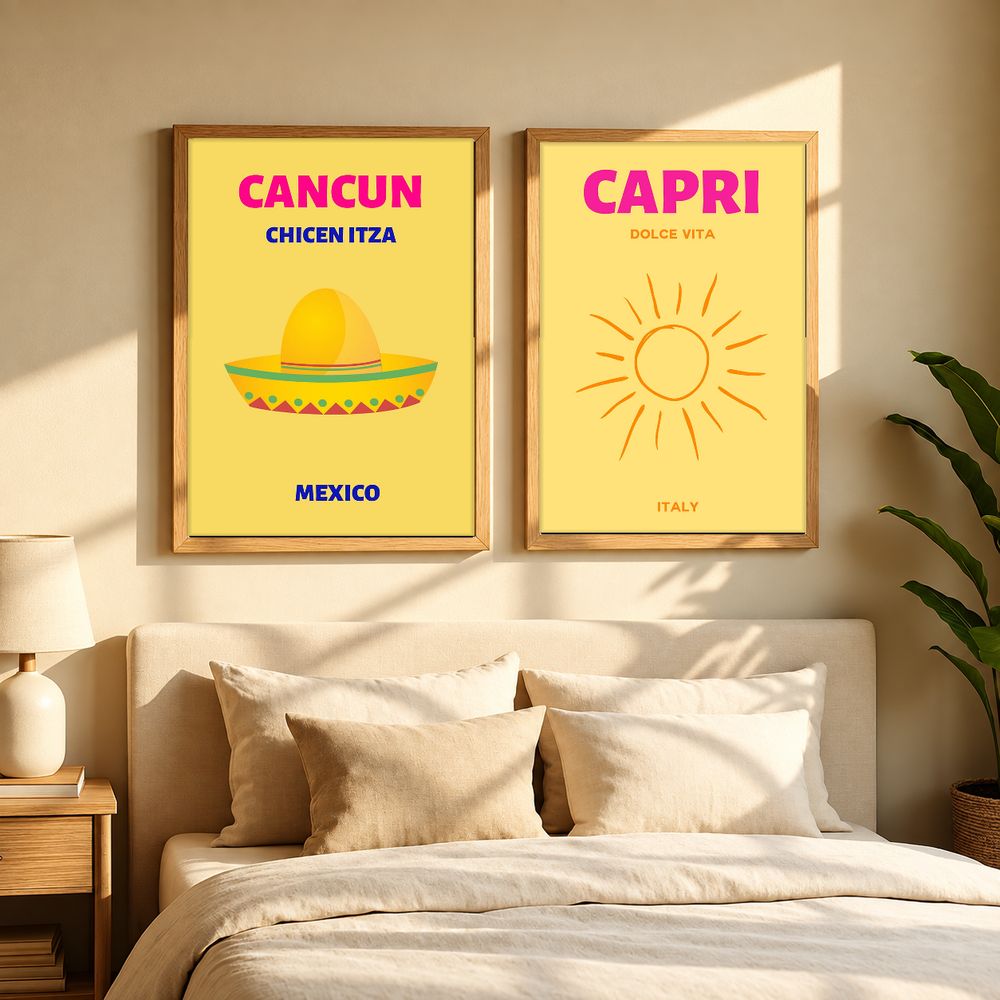 Set de 0 cuadros decorativos que combinan