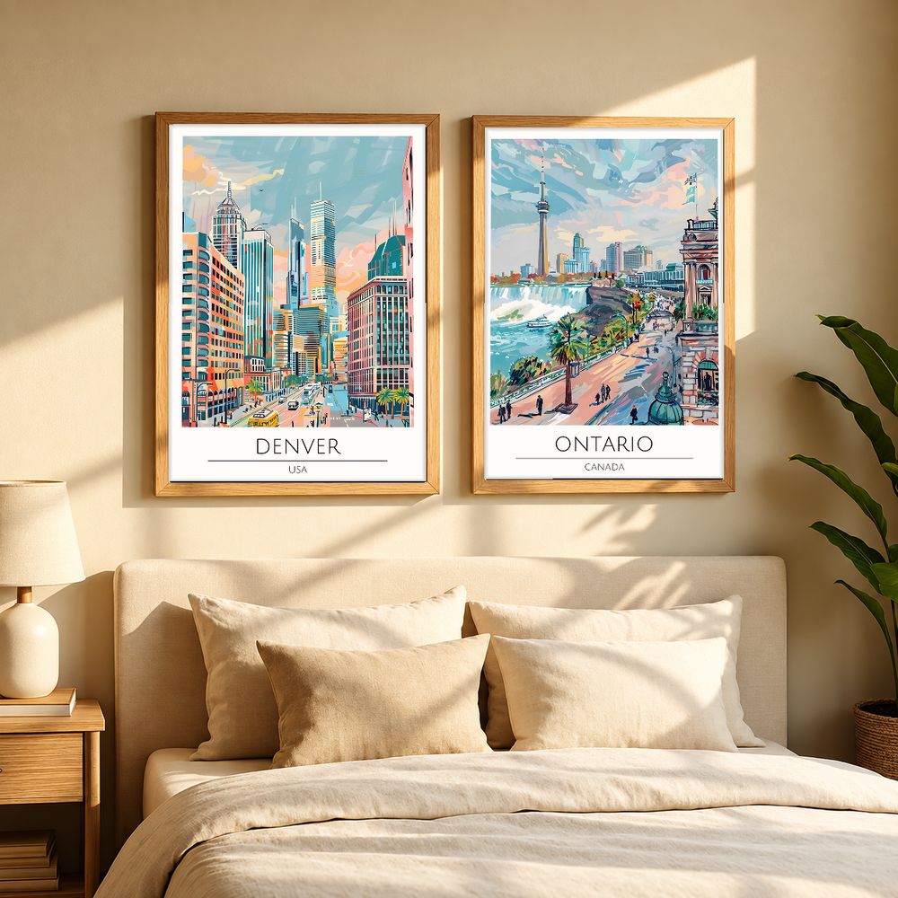 Set de 0 cuadros decorativos que combinan