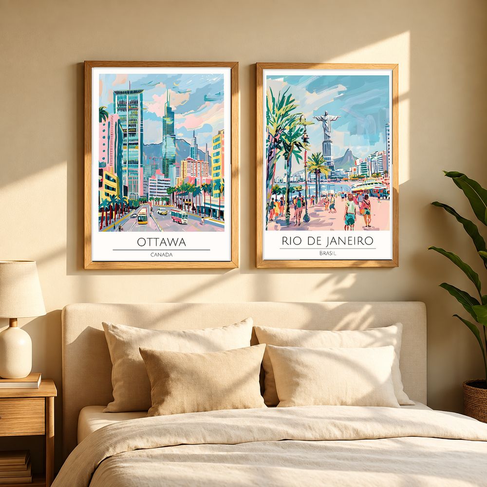 Set de 0 cuadros decorativos que combinan