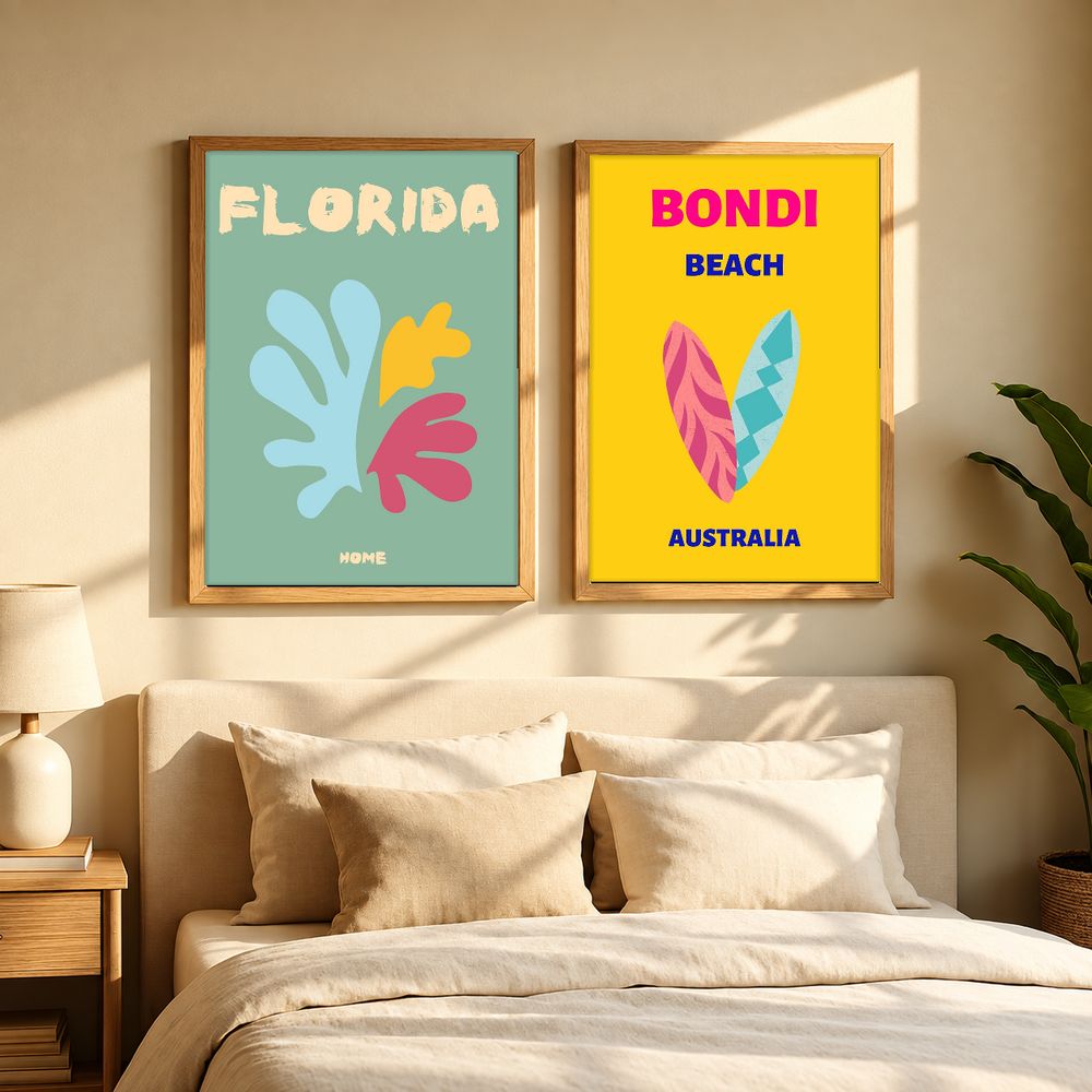 Set de 0 cuadros decorativos que combinan