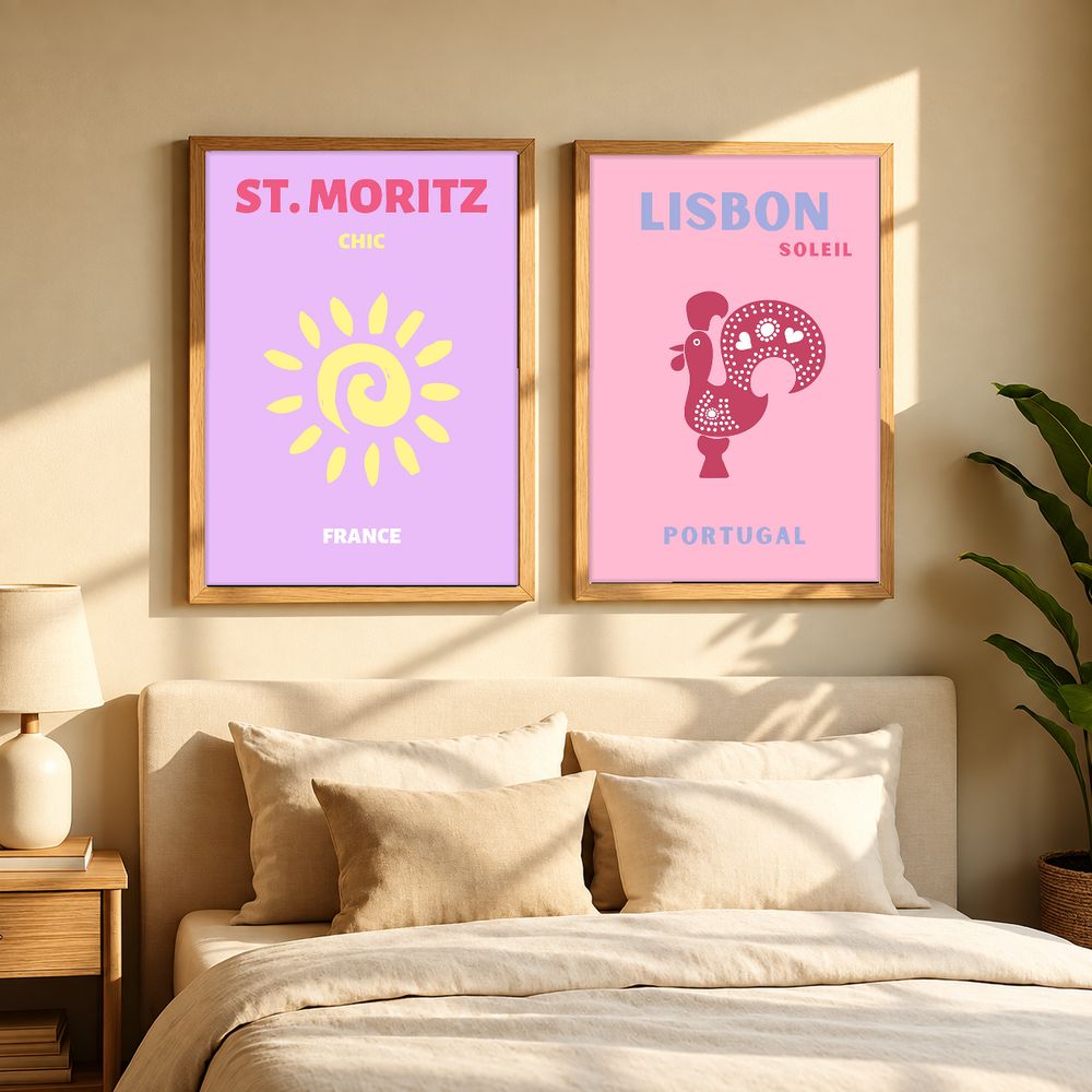 Set de 0 cuadros decorativos que combinan