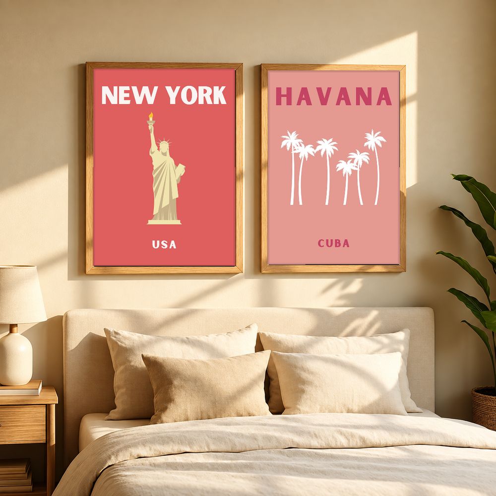 Set de 0 cuadros decorativos que combinan