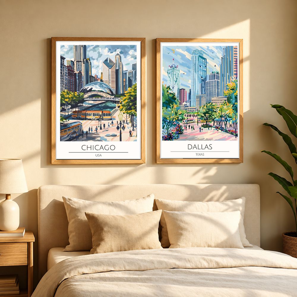 Set de 0 cuadros decorativos que combinan