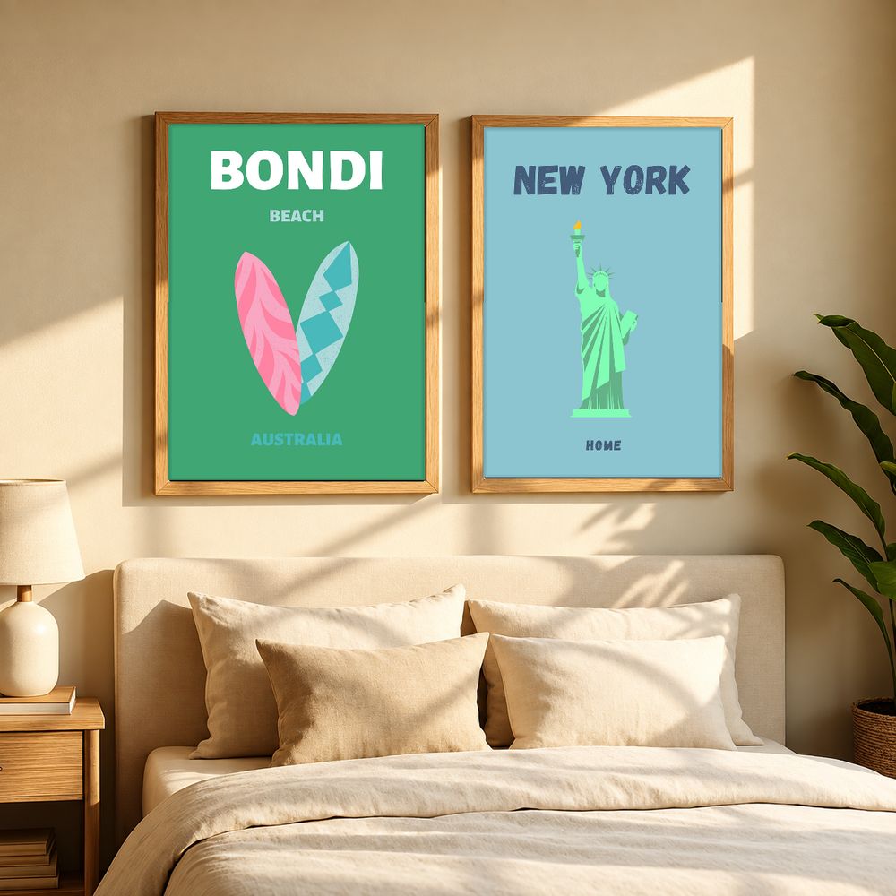 Set de 0 cuadros decorativos que combinan