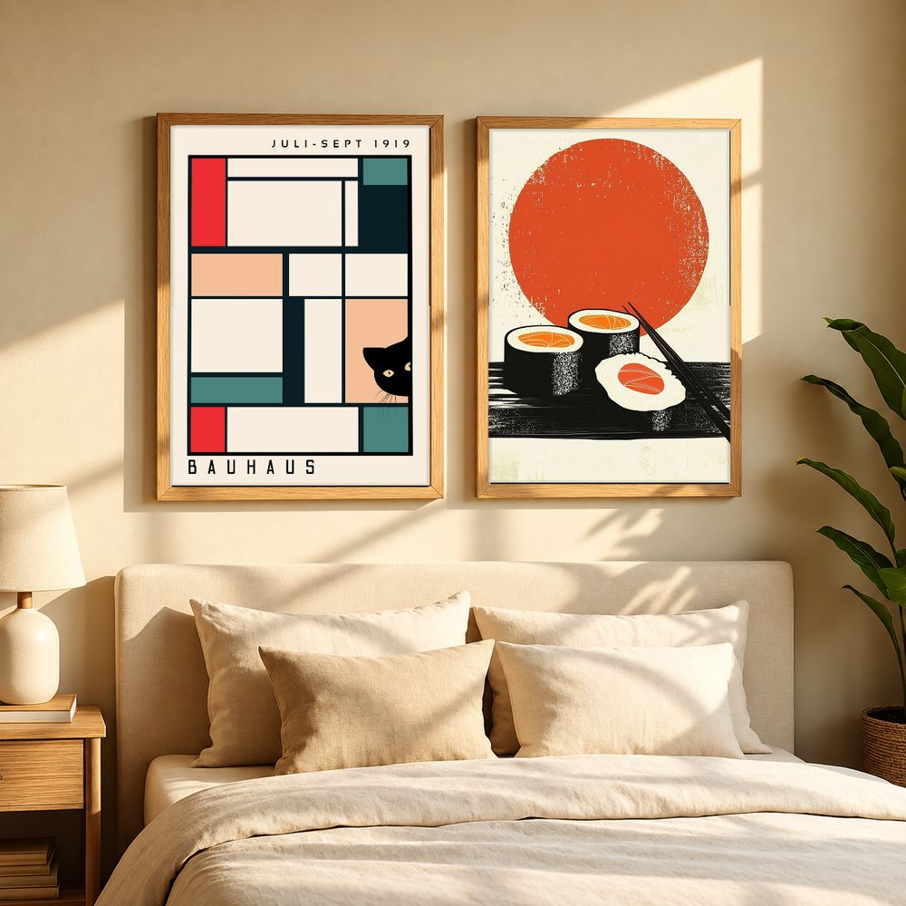 Set de 0 cuadros decorativos que combinan