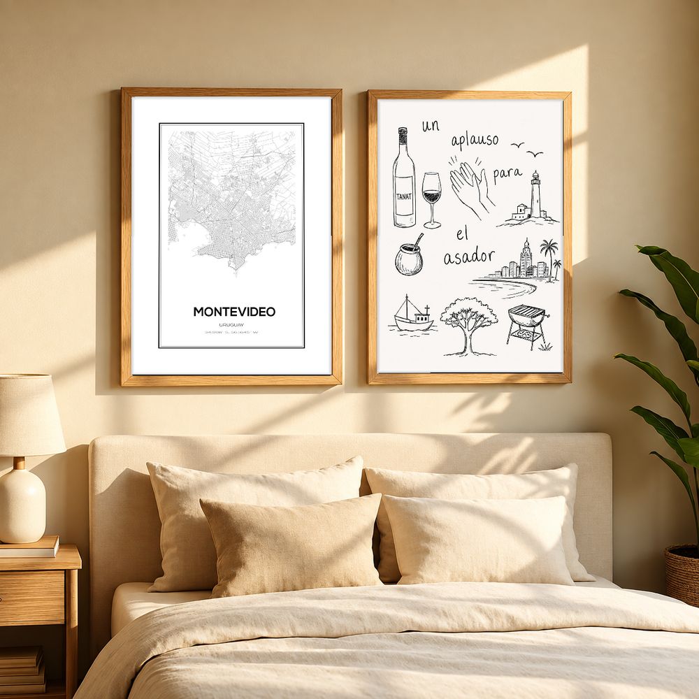 Set de 0 cuadros decorativos que combinan