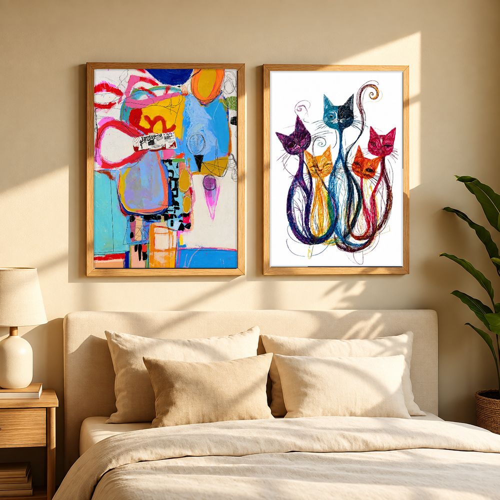 Set de 0 cuadros decorativos que combinan