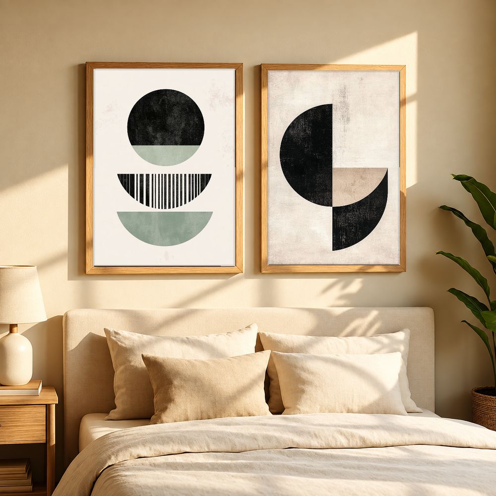 Set de cuadros decorativos que combinan
