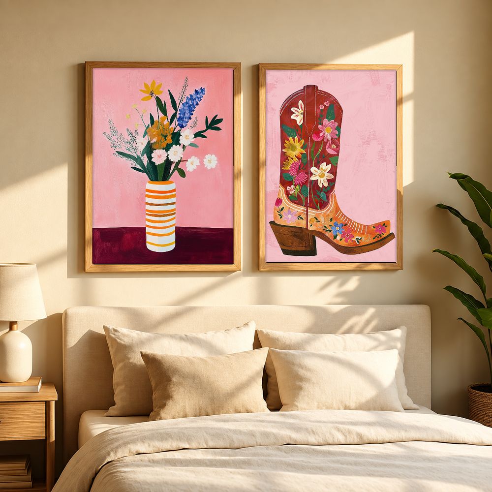 Set de cuadros decorativos que combinan