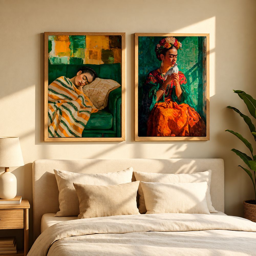 Set de cuadros decorativos que combinan