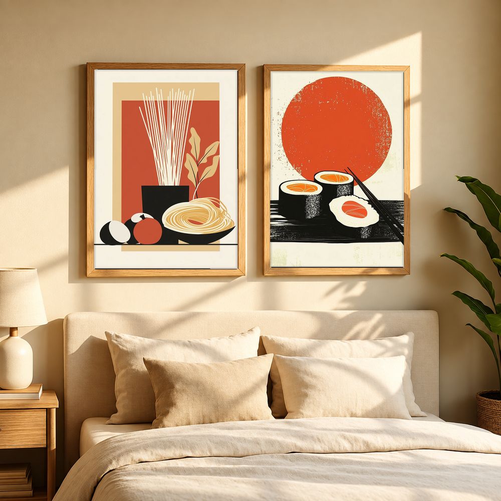 Set de cuadros decorativos que combinan