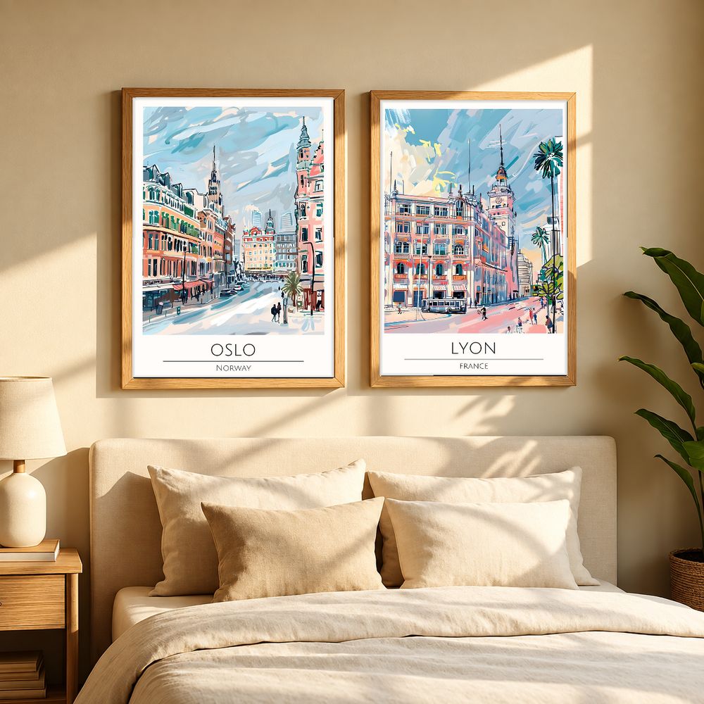 Set de cuadros decorativos que combinan
