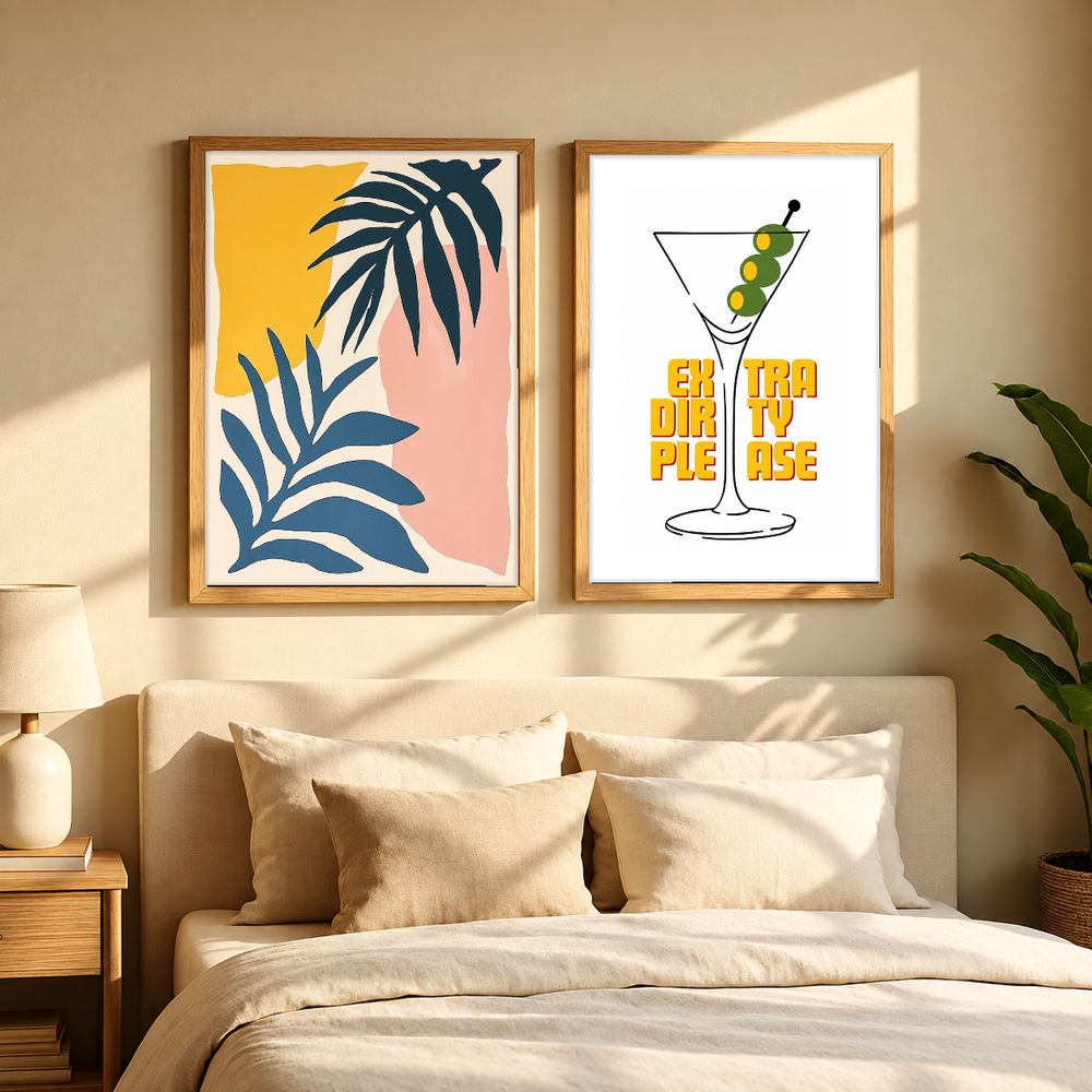 Set de cuadros decorativos que combinan