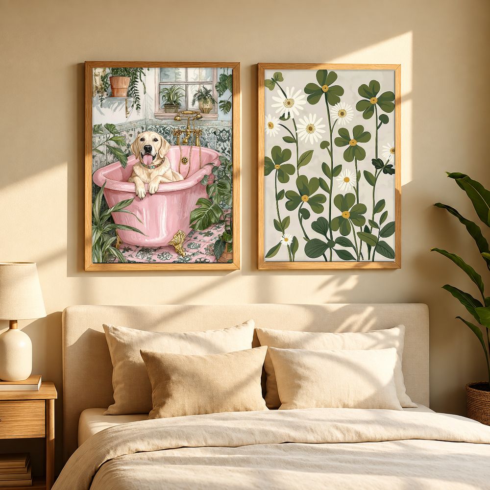 Set de cuadros decorativos que combinan
