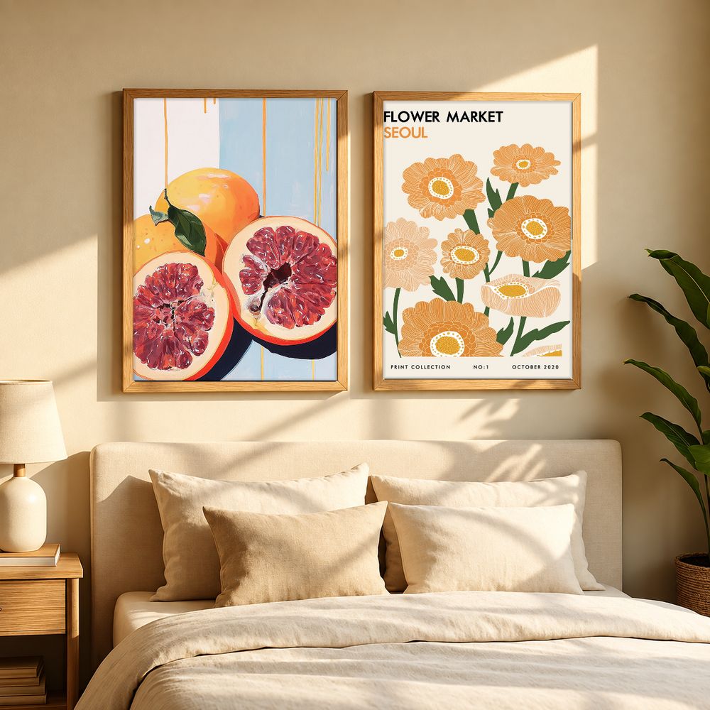 Set de cuadros decorativos que combinan