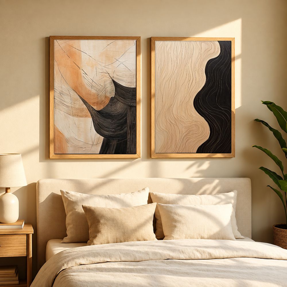 Set de cuadros decorativos que combinan
