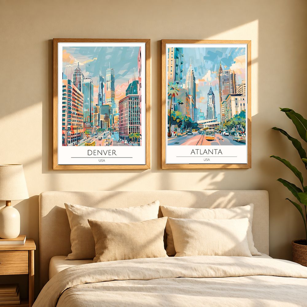 Set de cuadros decorativos que combinan