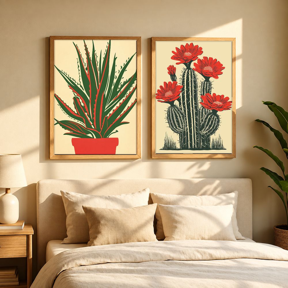 Set de cuadros decorativos que combinan