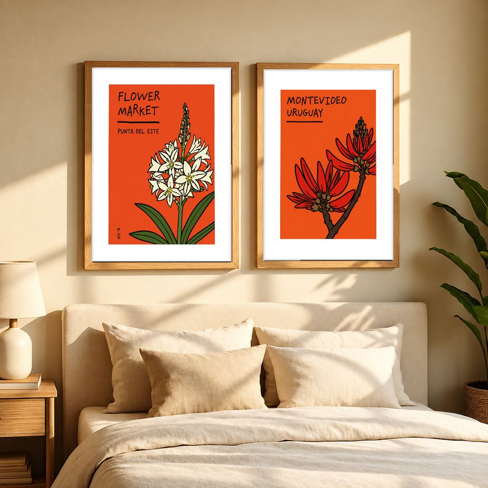 Set de cuadros decorativos que combinan