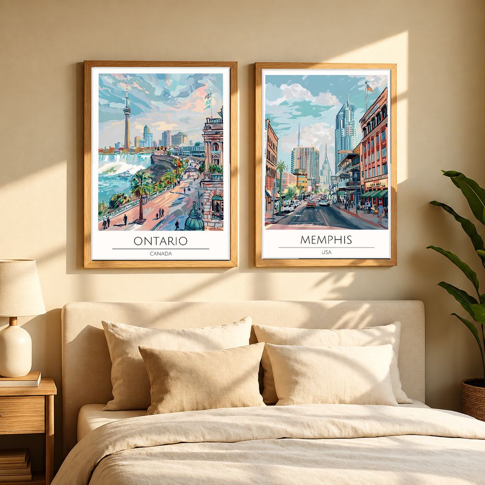Set de cuadros decorativos que combinan
