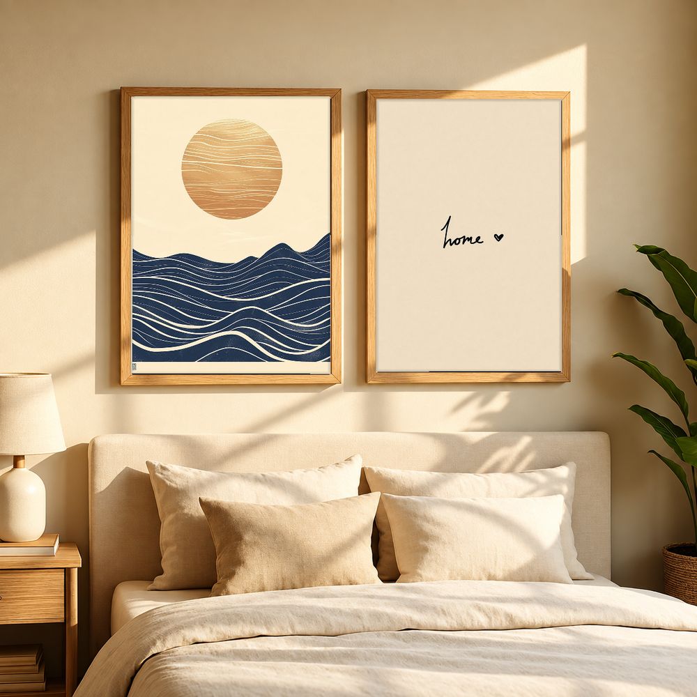 Set de cuadros decorativos que combinan