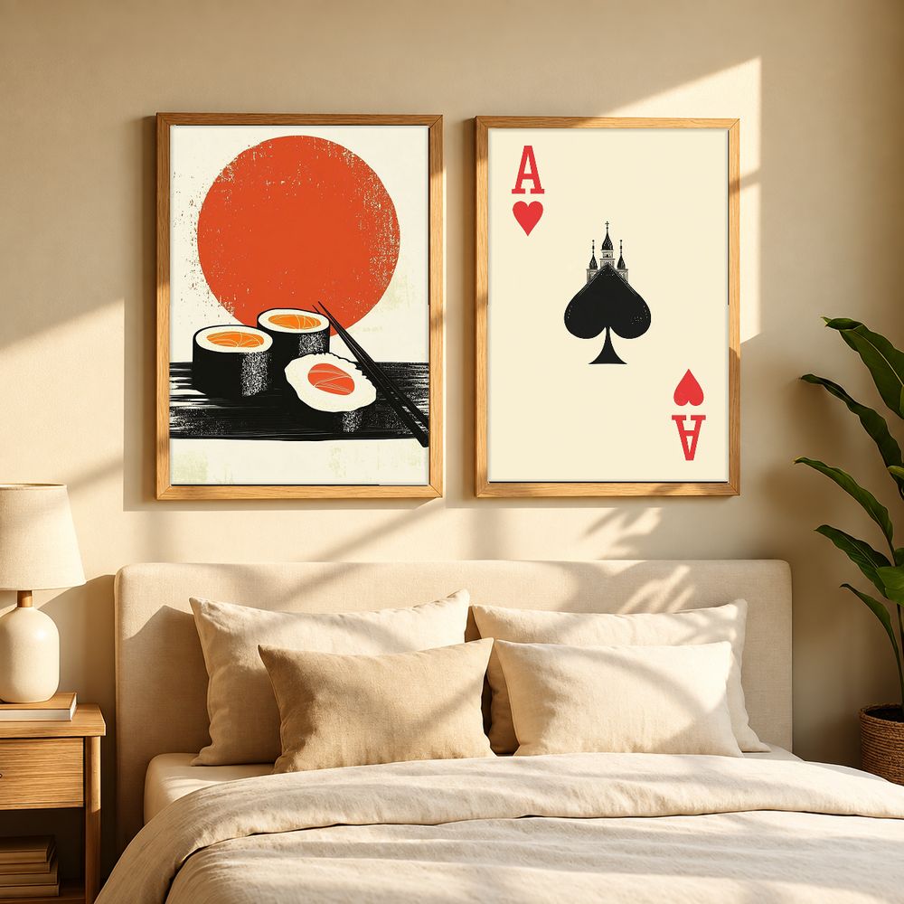 Set de cuadros decorativos que combinan