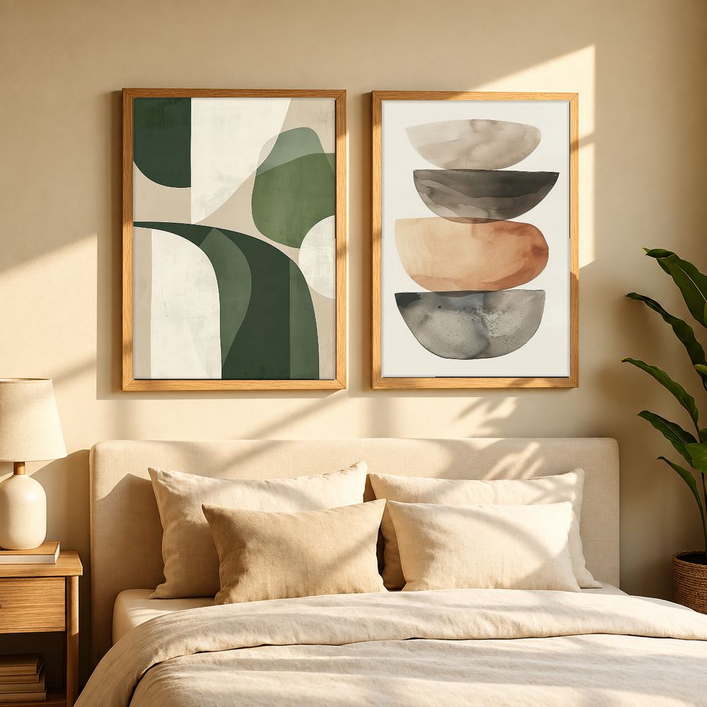 Set de cuadros decorativos que combinan