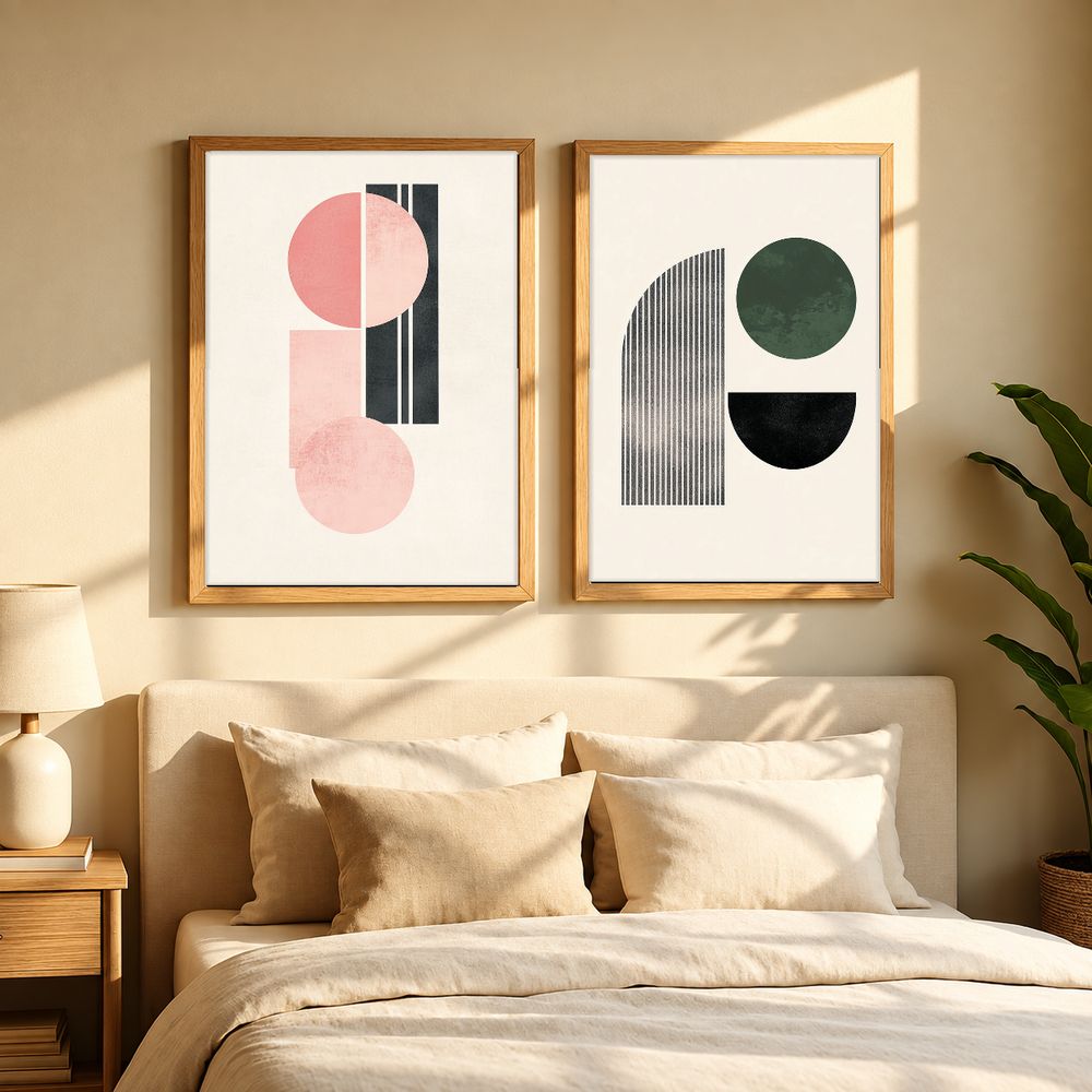 Set de cuadros decorativos que combinan