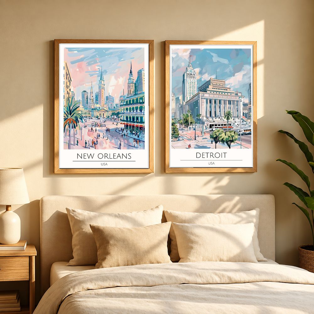 Set de cuadros decorativos que combinan