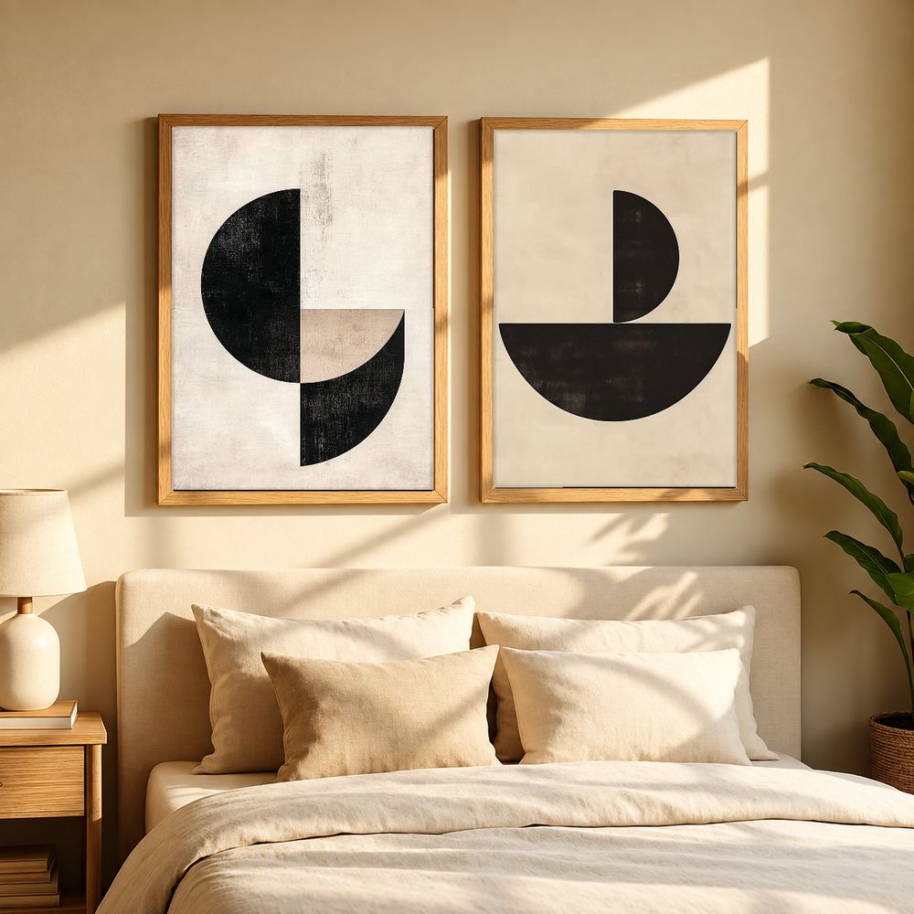 Set de cuadros decorativos que combinan