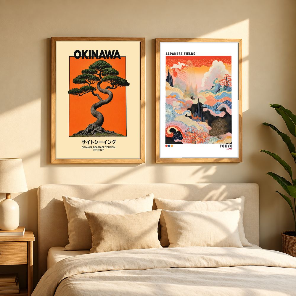 Set de cuadros decorativos que combinan