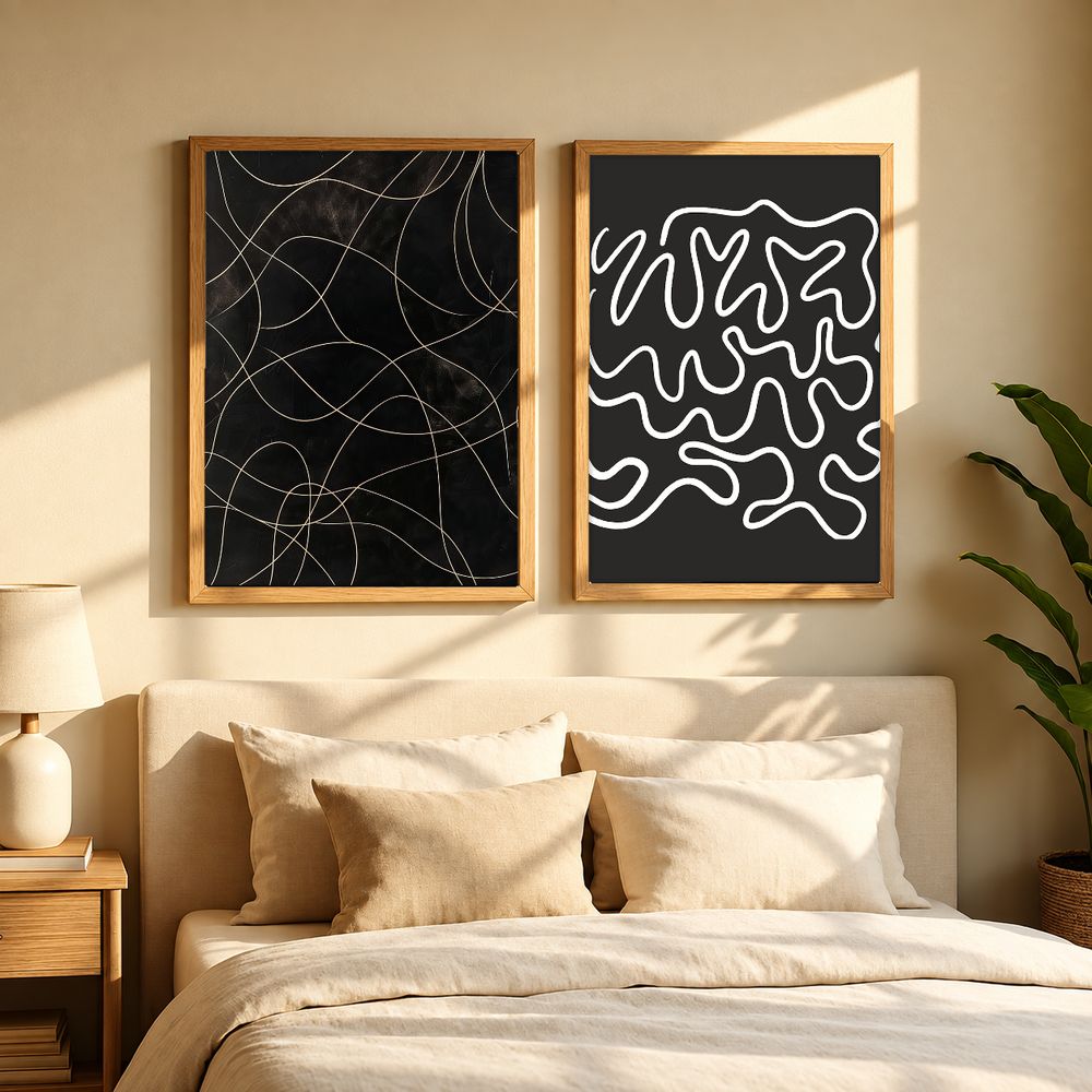 Set de cuadros decorativos que combinan