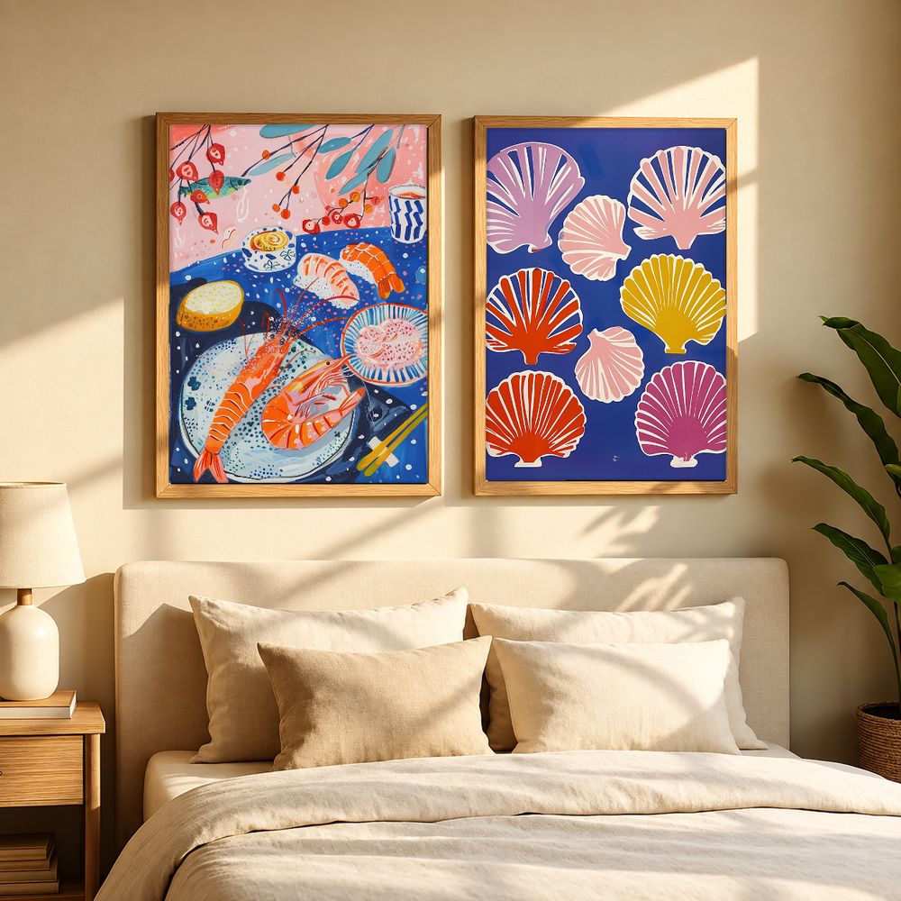 Set de cuadros decorativos que combinan
