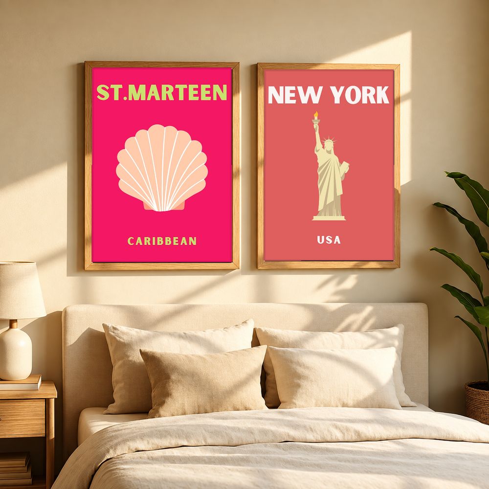Set de cuadros decorativos que combinan