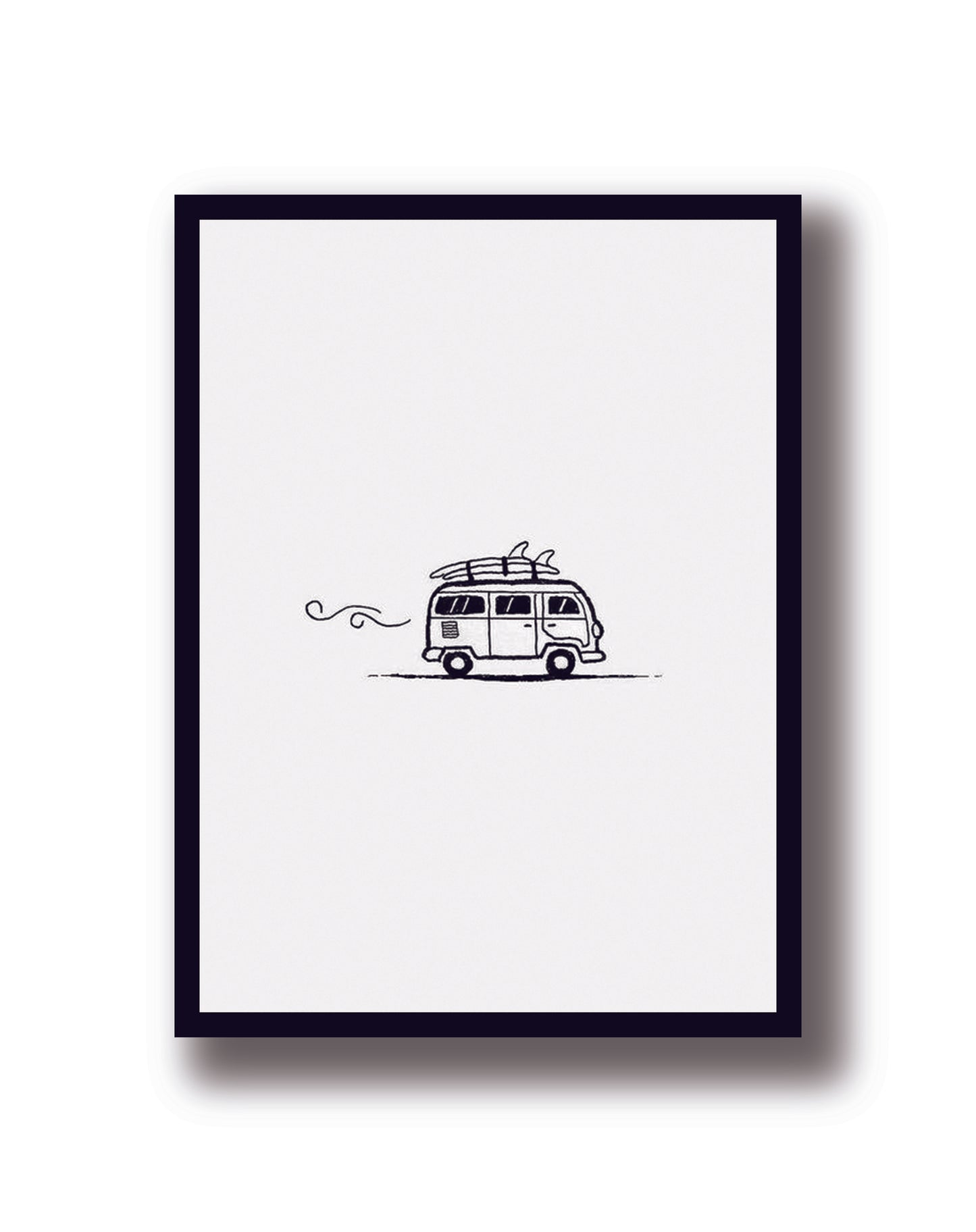 Cuadro Decorativo Surf, Tabla de Surf, Combi, Line