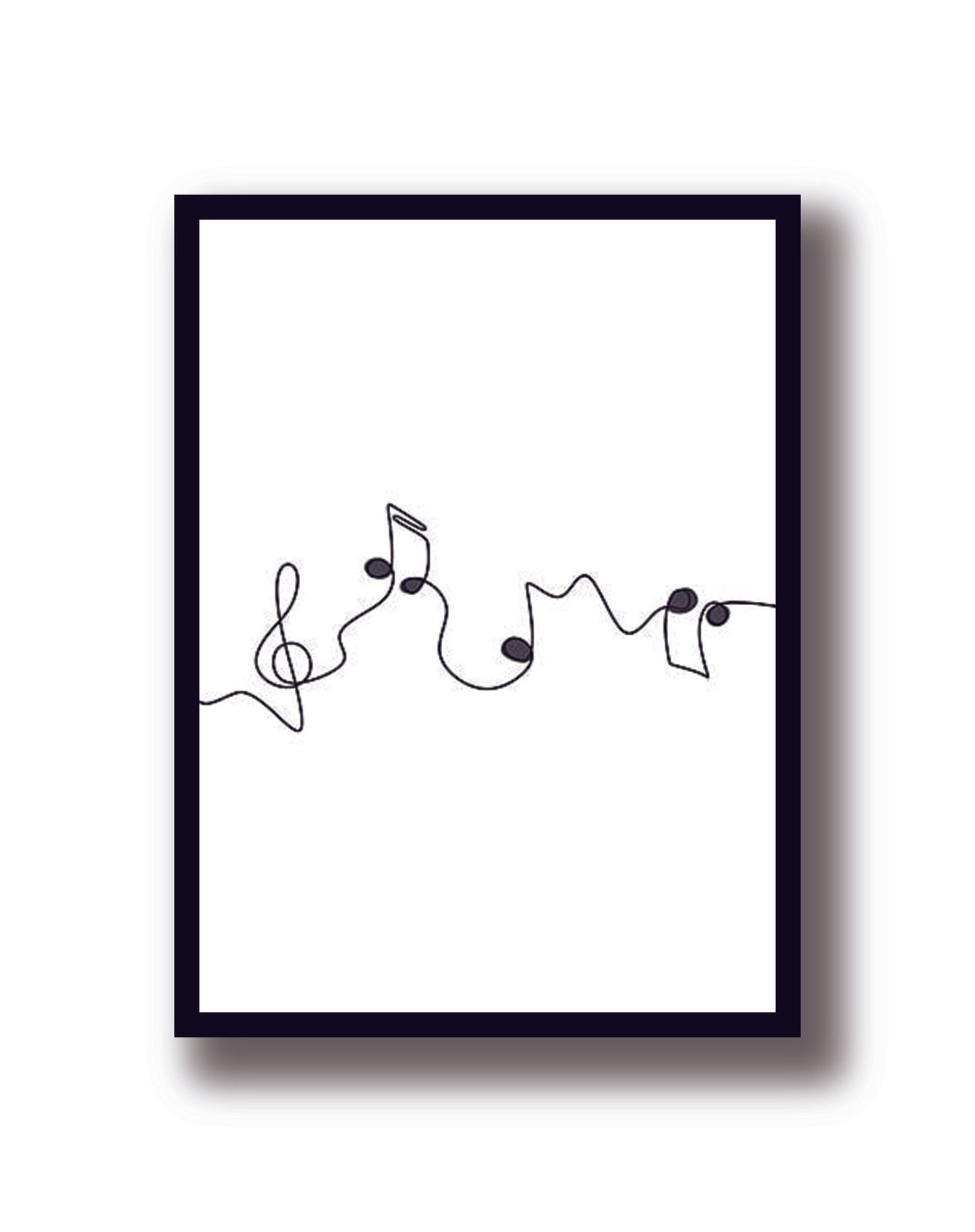 Cuadro Decorativo Música, Line