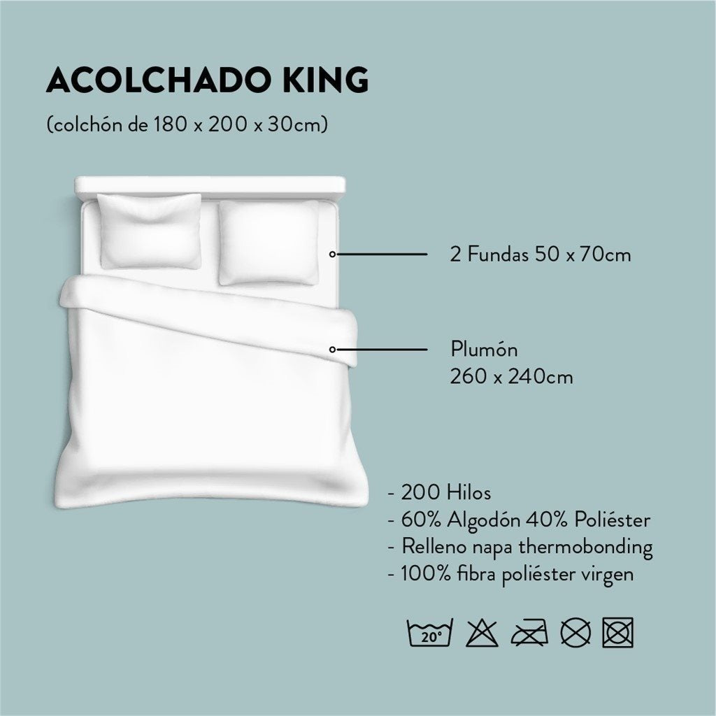 Acolchado King Naia
