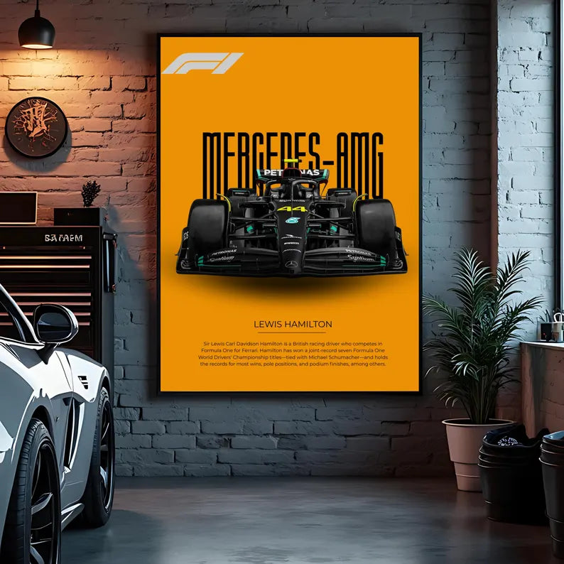 Cuadro Individual Deportes, Autos, The Man Cave Collection XIV