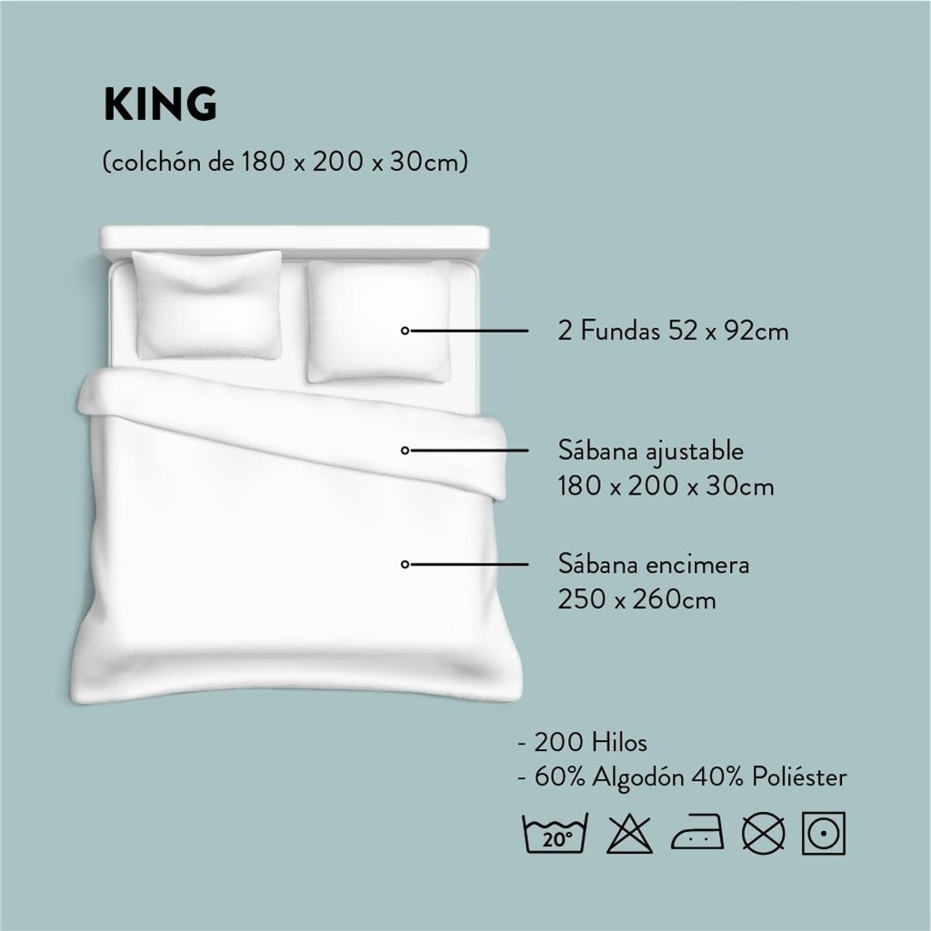 Juego de Sábanas King