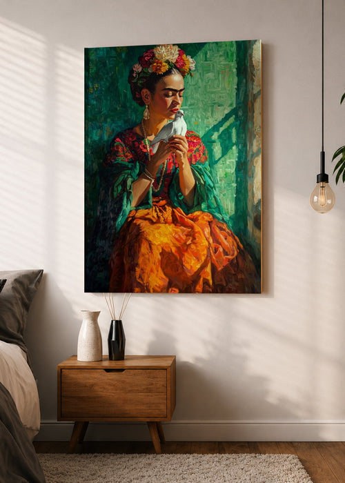 Cuadro Decorativo Mural Sin Marco 5mm - Edición especial Frida Kahlo VII